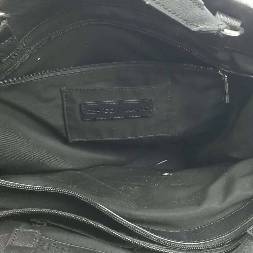 Rebecca minkoff leather laptop bag.